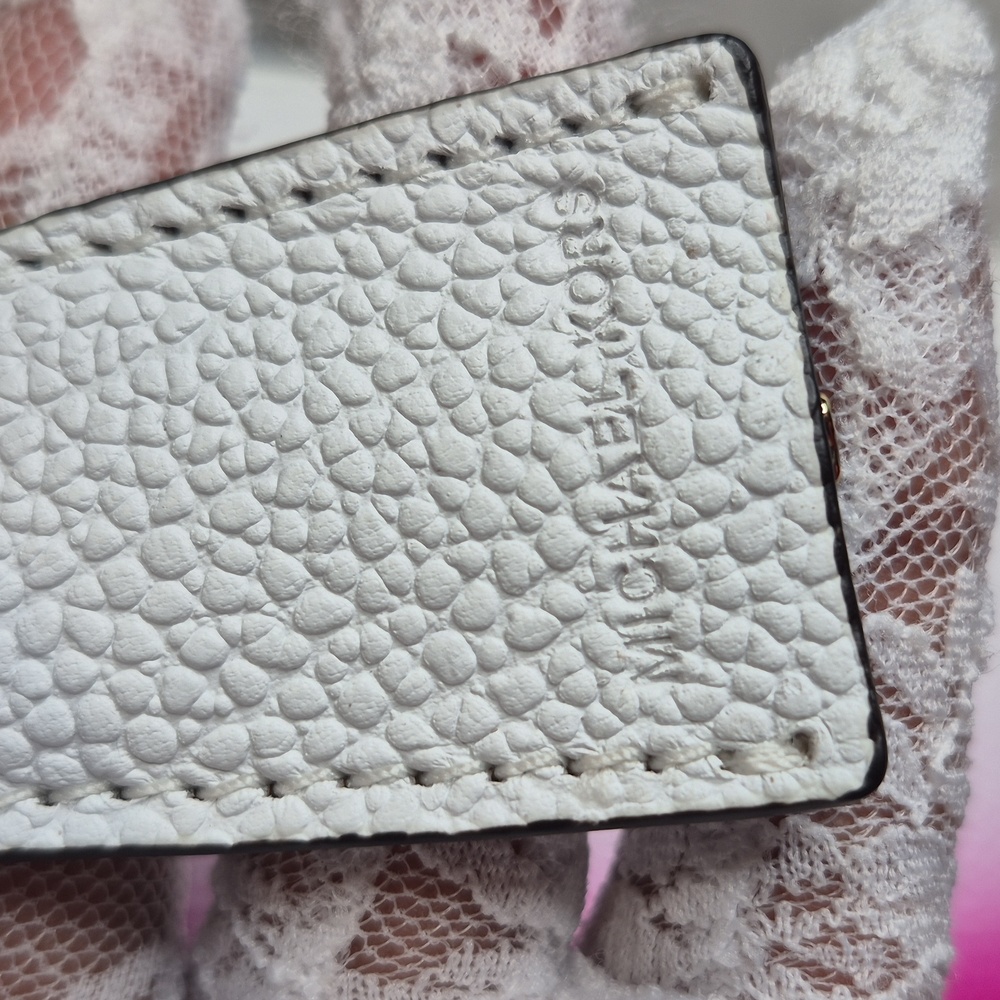 MICHAEL Michael Kors Hamilton Spray Pink and White Satchel Tote Bag - Picture 12 of 17